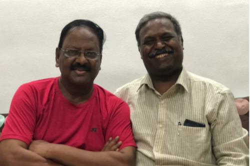 With My Friend Arivu Mathi Ayya