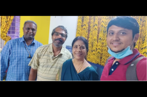 With Sridevi Madam  Family