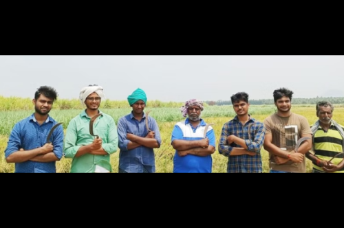 With my Organic Farming Team